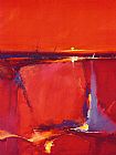 Unknown Red Horizon painting